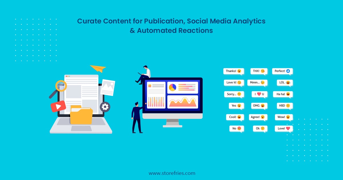 Curate Content for Publication Social Media Analytics